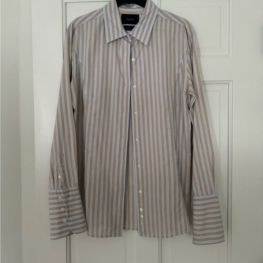 Pinstripe button down